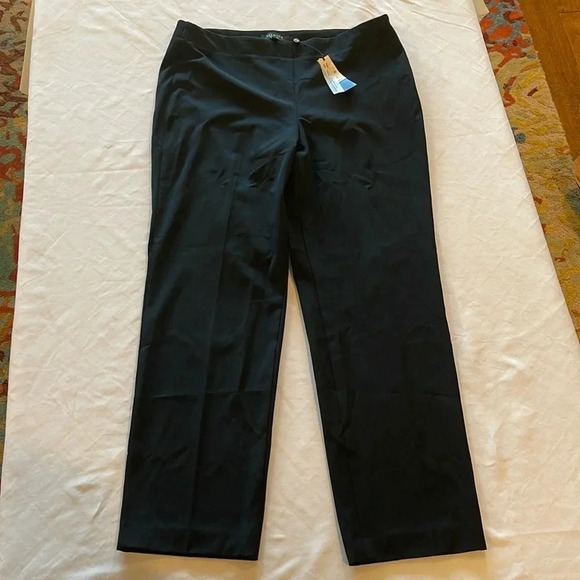 Talbots Pants - Talbots Heritage Black Wide Leg Career trousers Pants Women’s‎ Plus 14 NWT